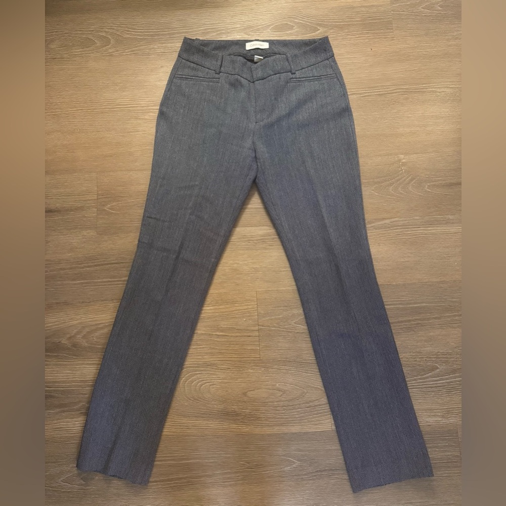 Calvin Klein Grey/Blue Patterned Trousers
